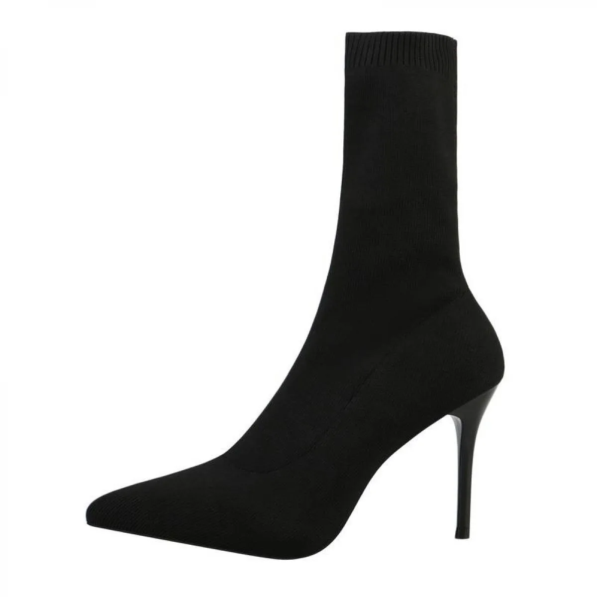 2022 stivali da donna di lusso con calzino nero Beige stivali con tacco alto sottile stivali in maglia elastica stivali invernal