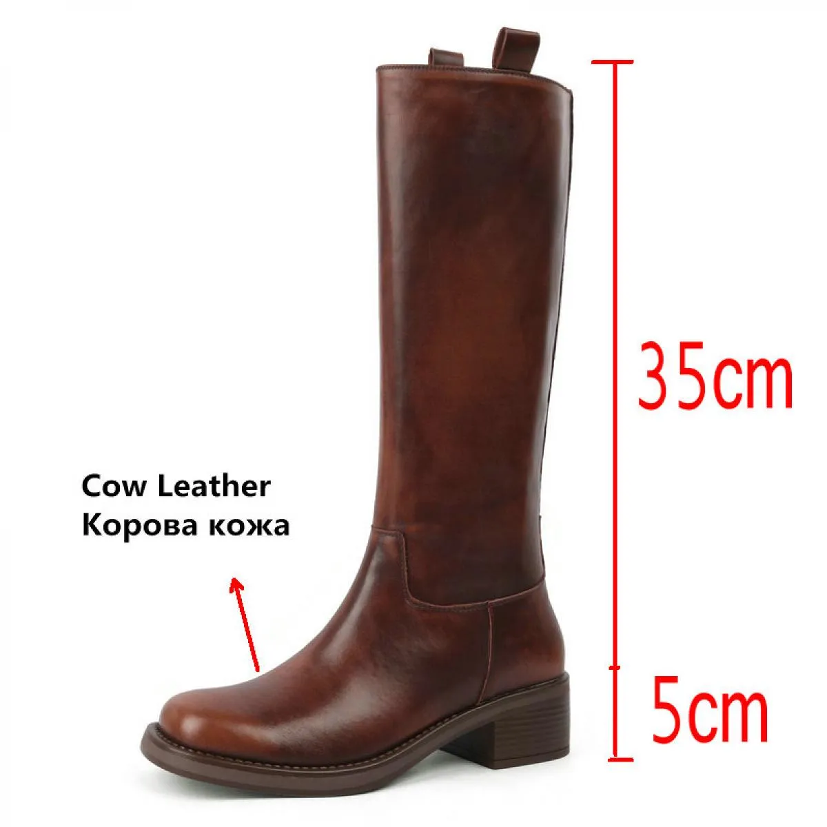 2024 Donne Stivali Alti Al Ginocchio Ufficio Delle Signore Casual Tacchi Med Slip On Scarpe Donna Autunno Inverno Stivali Lunghi