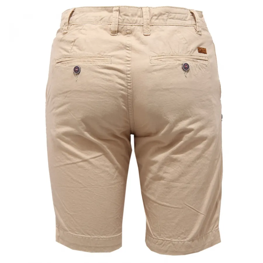 2789Z bermuda uomo GAUDI' JEANS DAKOTA SLIM FIT cotton beige delave' shorts man