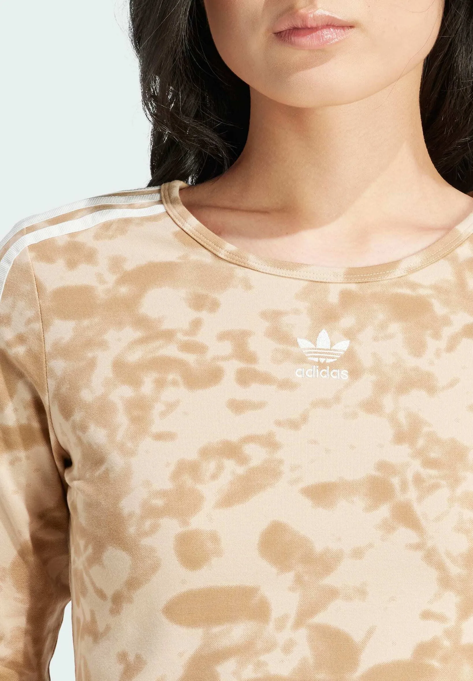3-STRIPES CROP LONG-SLEEVE - Maglietta a manica lunga