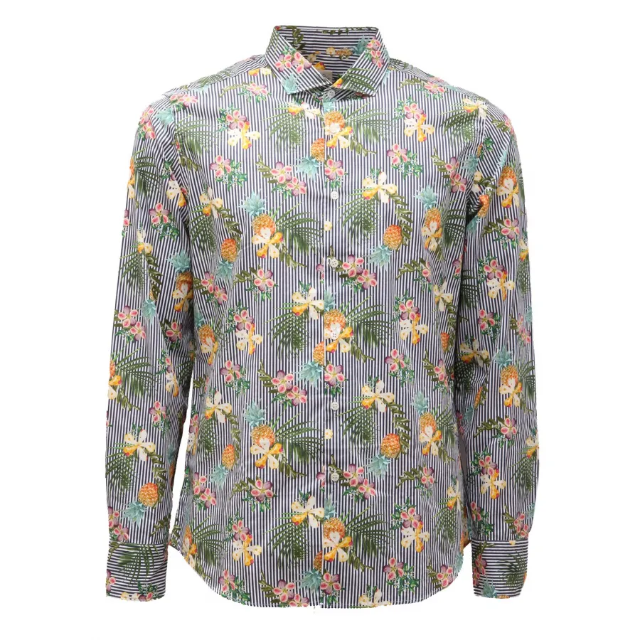3162AG camicia uomo GMF 965 fantasy cotton shirts men