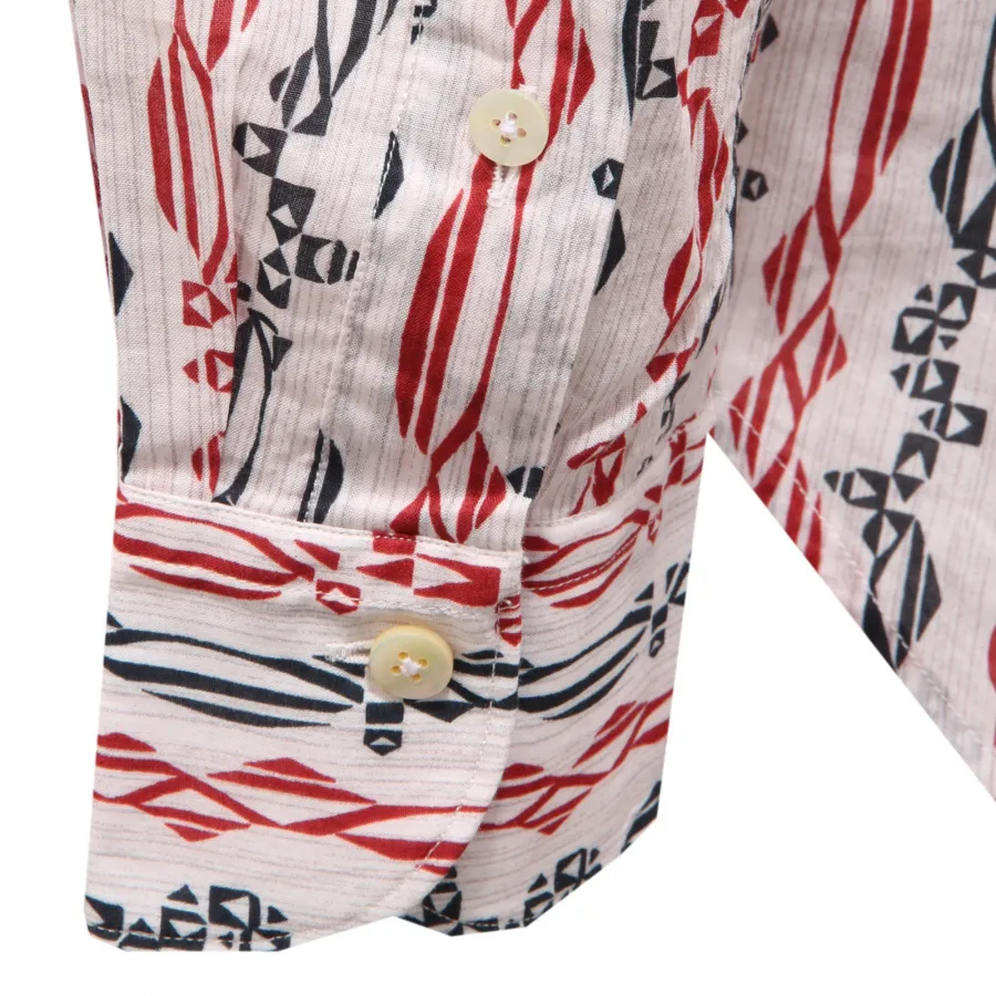 3202AG camicia uomo BAGUTTA DI MILANO SLIM FIT cotton print shirt man