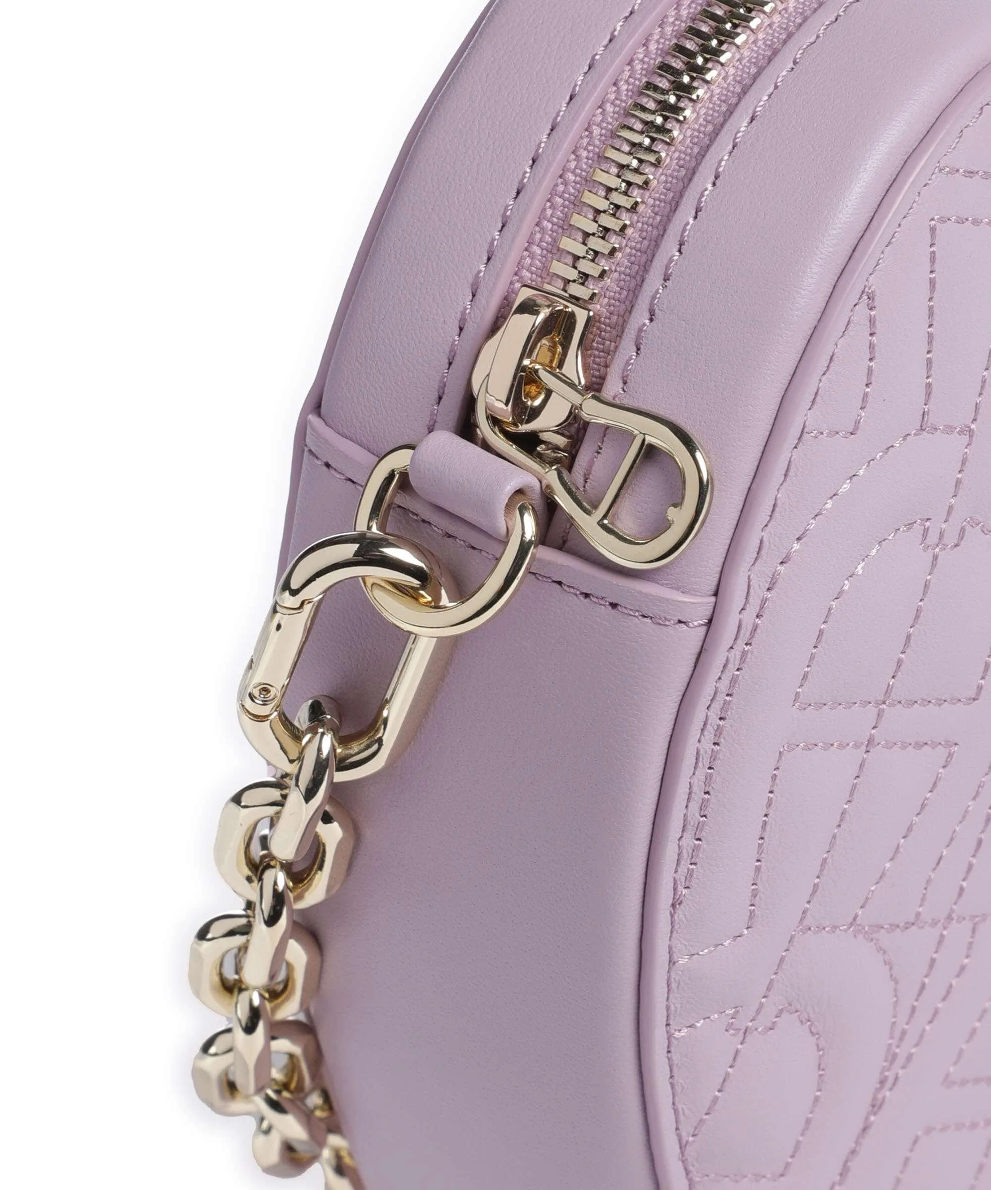  Aigner Fashion Borsa a tracolla pelle di vacchetta finemente grana viola  