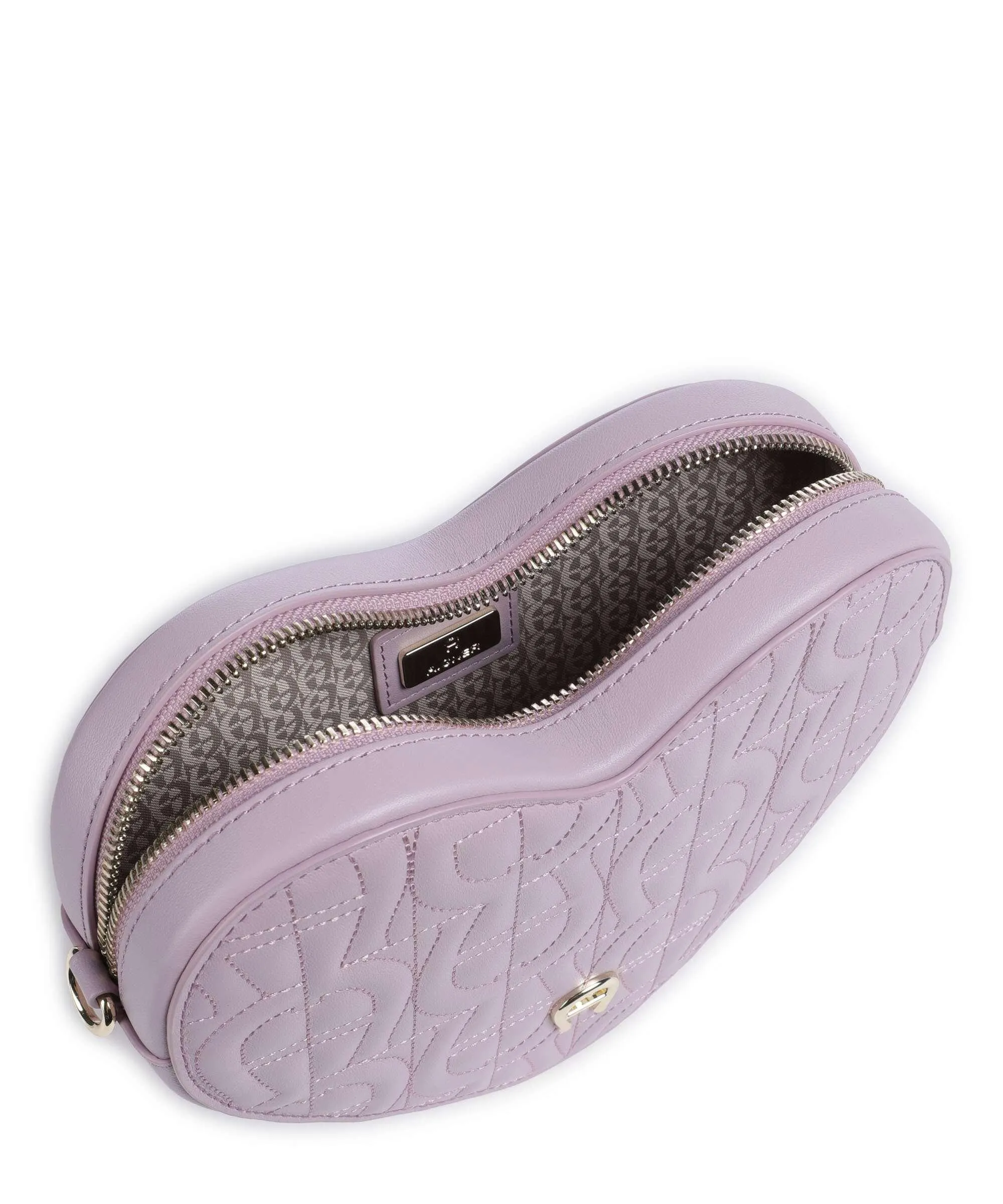  Aigner Fashion Borsa a tracolla pelle di vacchetta finemente grana viola  