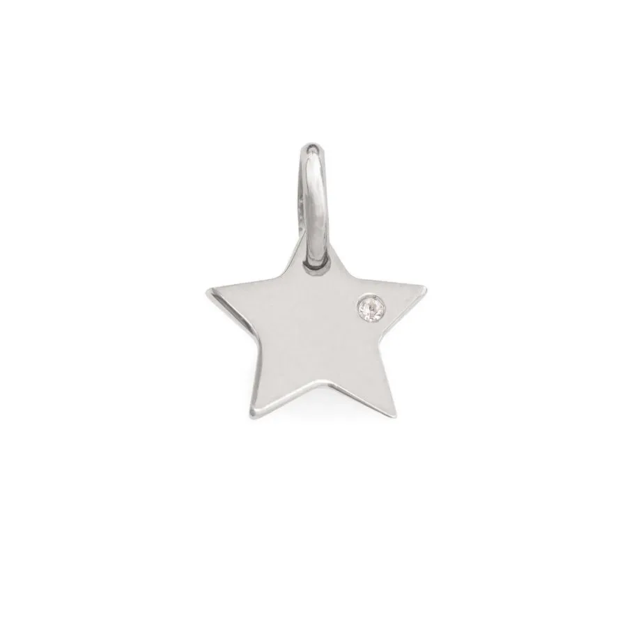 ALISEI Pendente Stella Lucido Ag 925 Zircone Bianco