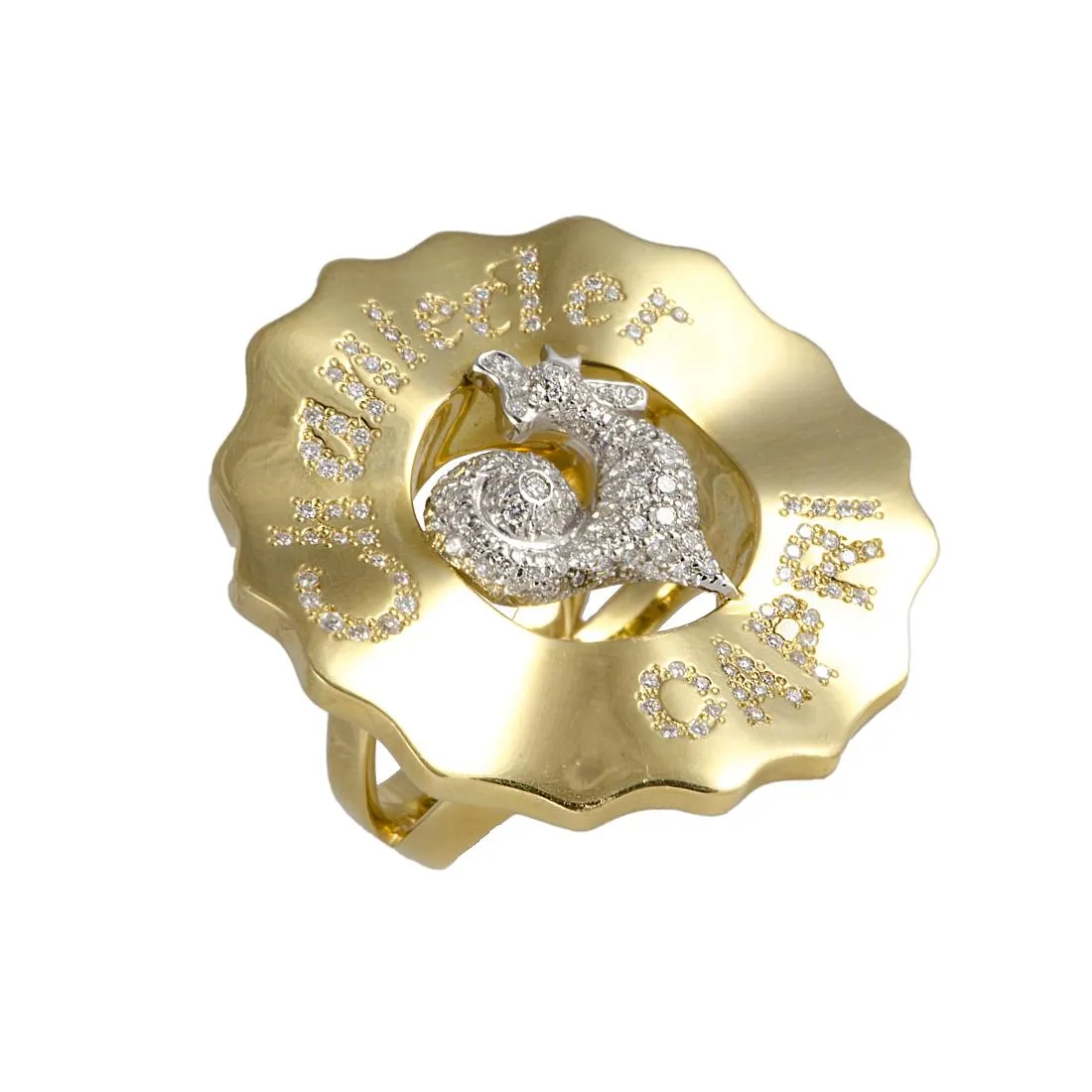 ANELLLO IN ORO GIALLO E DIAMANTE CT 0,65