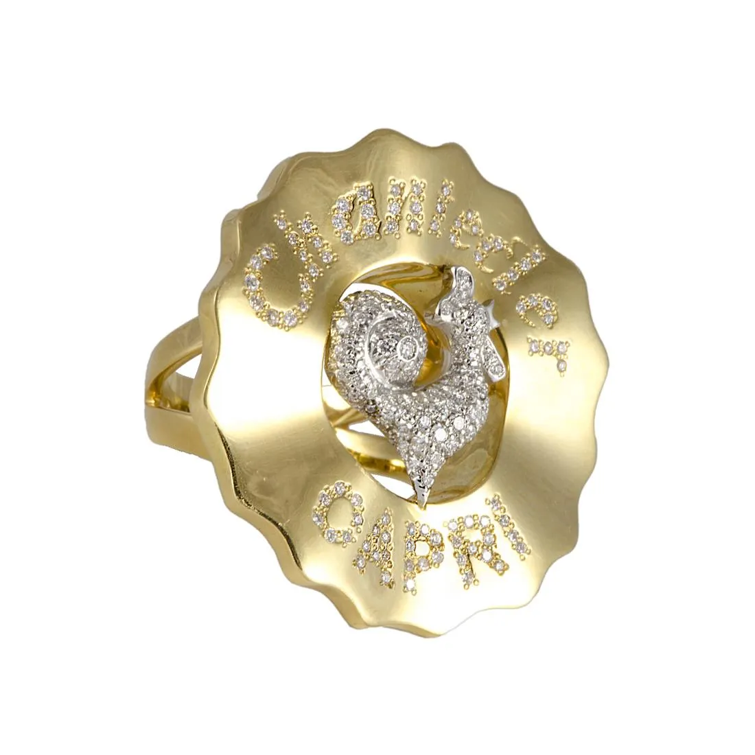 ANELLLO IN ORO GIALLO E DIAMANTE CT 0,65