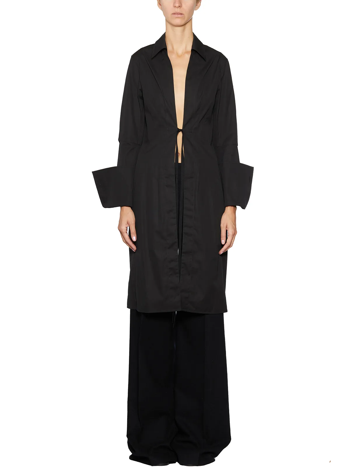 ANN DEMEULEMEESTER  CAMICIA LUNGA AADA 