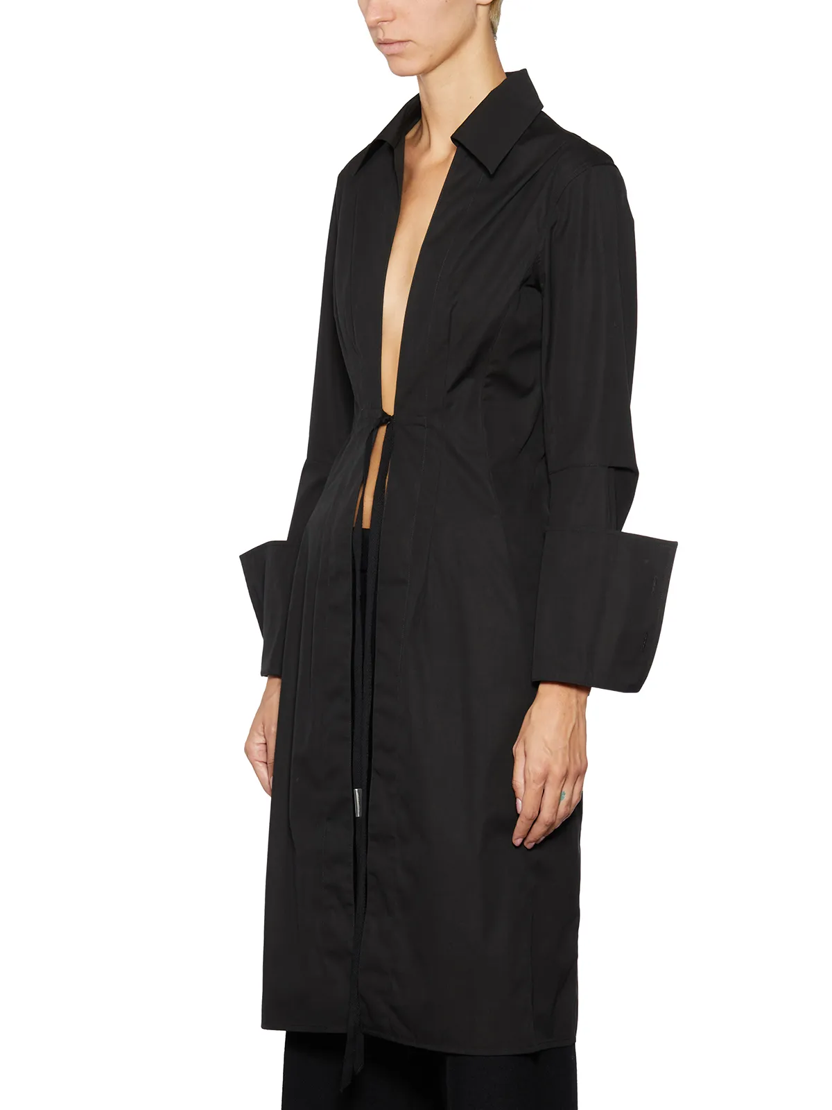ANN DEMEULEMEESTER  CAMICIA LUNGA AADA 