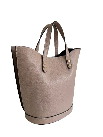 Antique pink genuine leather bag 4