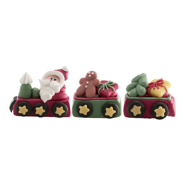 Babbo Natale 3D in treno - Dekora - 36 unità
