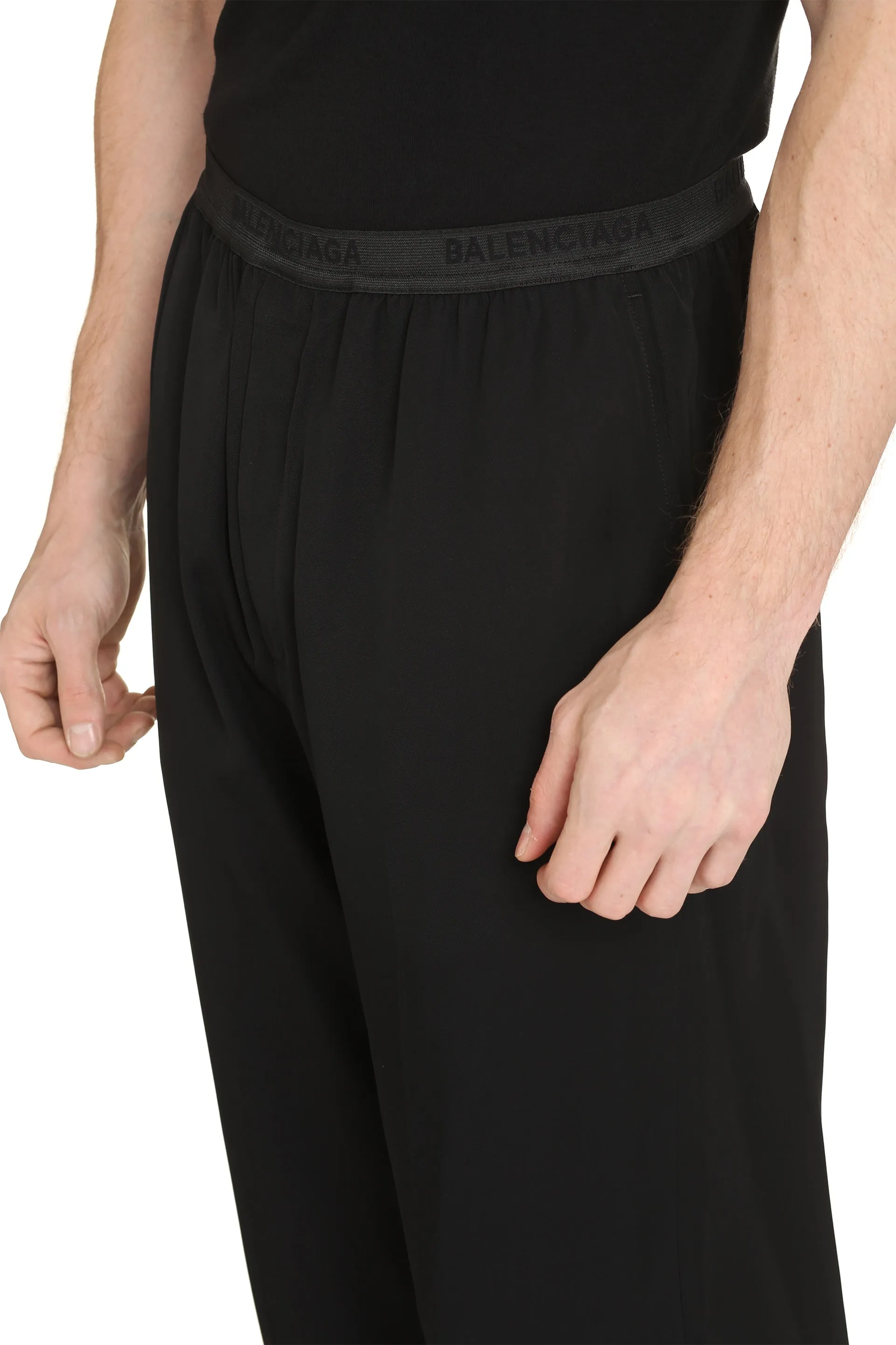Balenciaga Pantaloni con elastico in vita