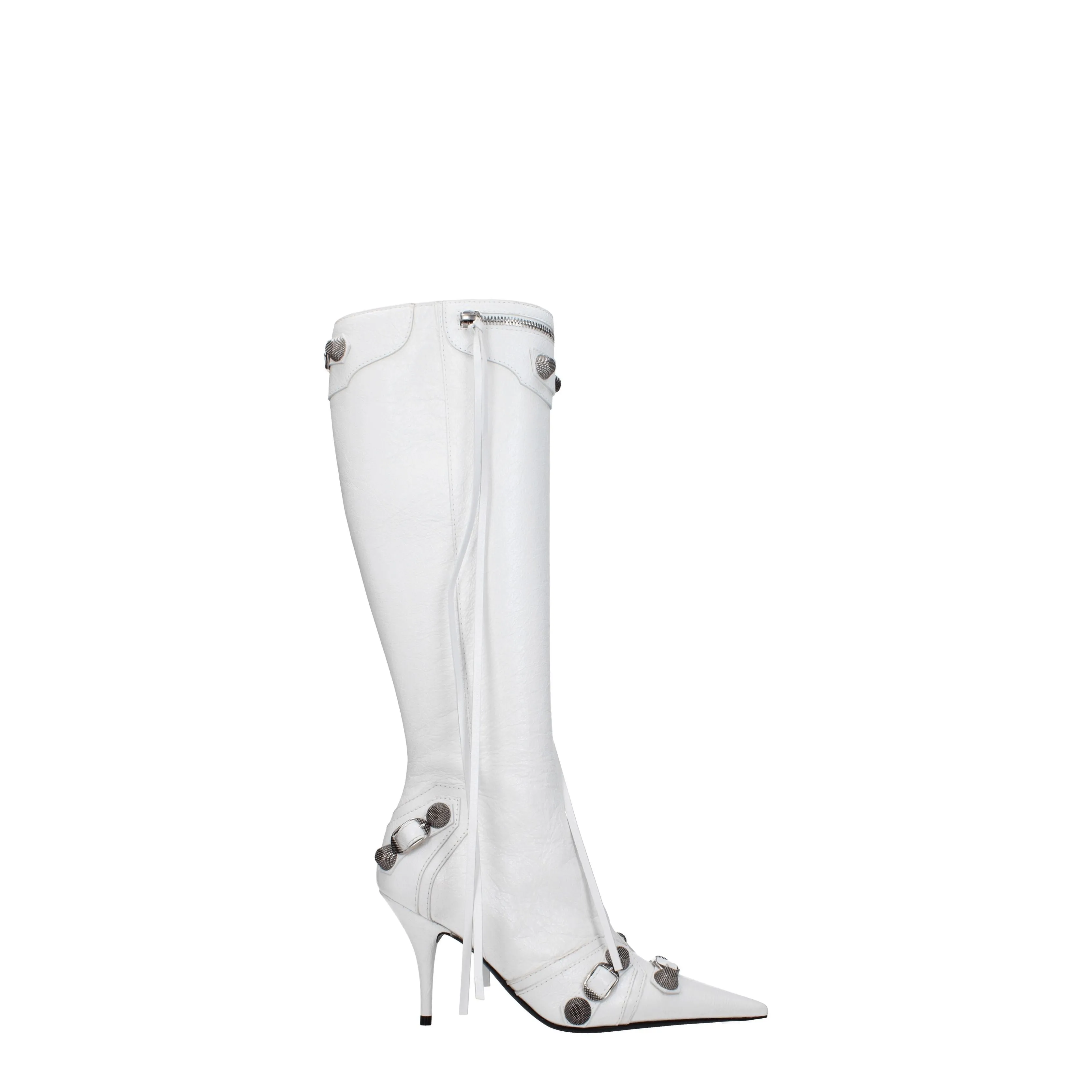Balenciaga Stivali Donna Pelle Bianco/Bianco Ottico