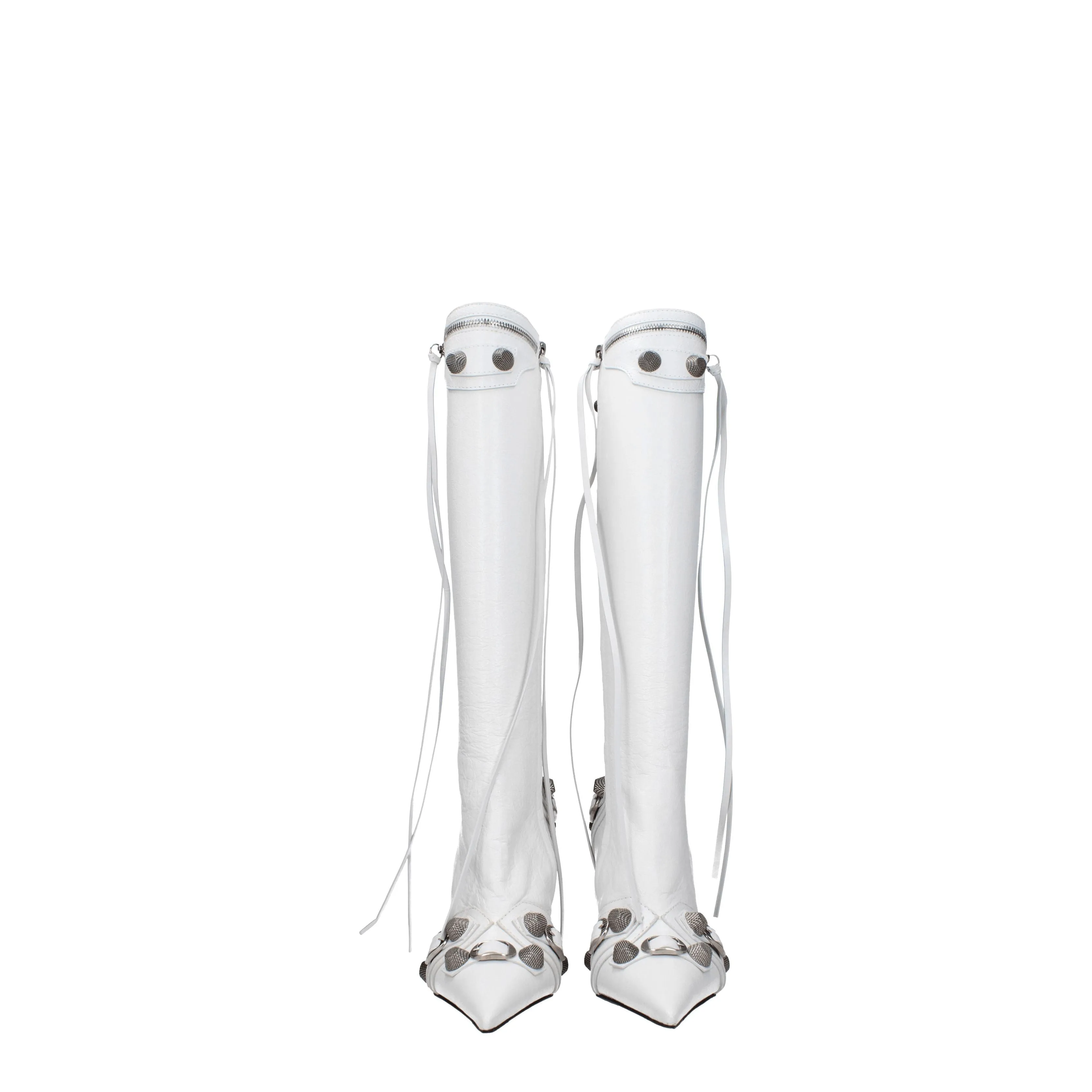 Balenciaga Stivali Donna Pelle Bianco/Bianco Ottico