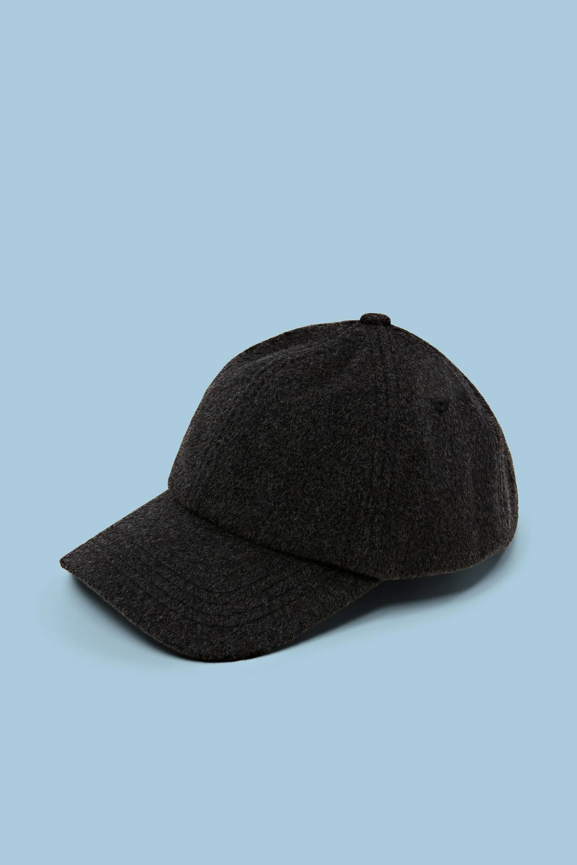 Berretto da baseball in misto lana e cashmere