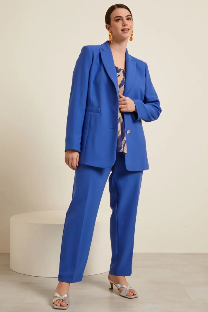 Blazer in enver satin