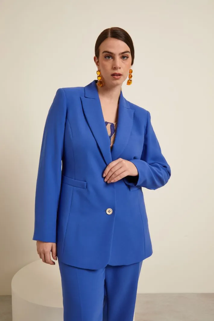 Blazer in enver satin
