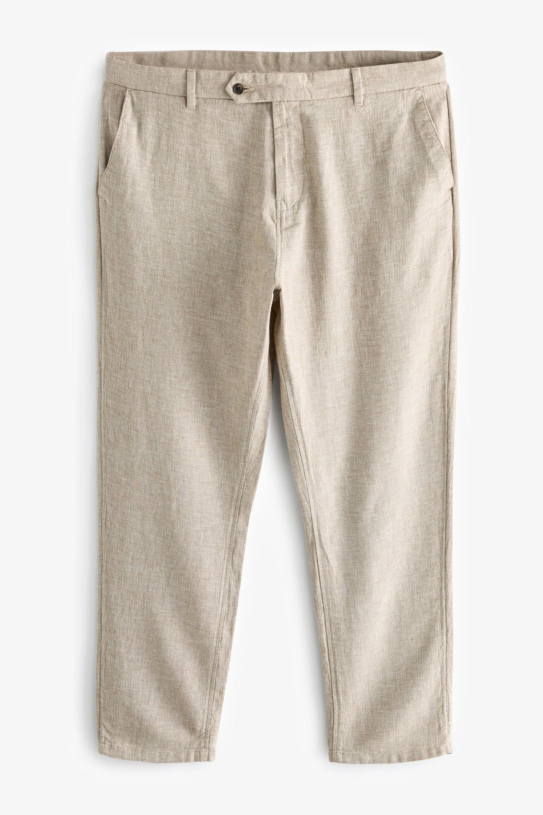 Blend Pantaloni in lino testurizzato