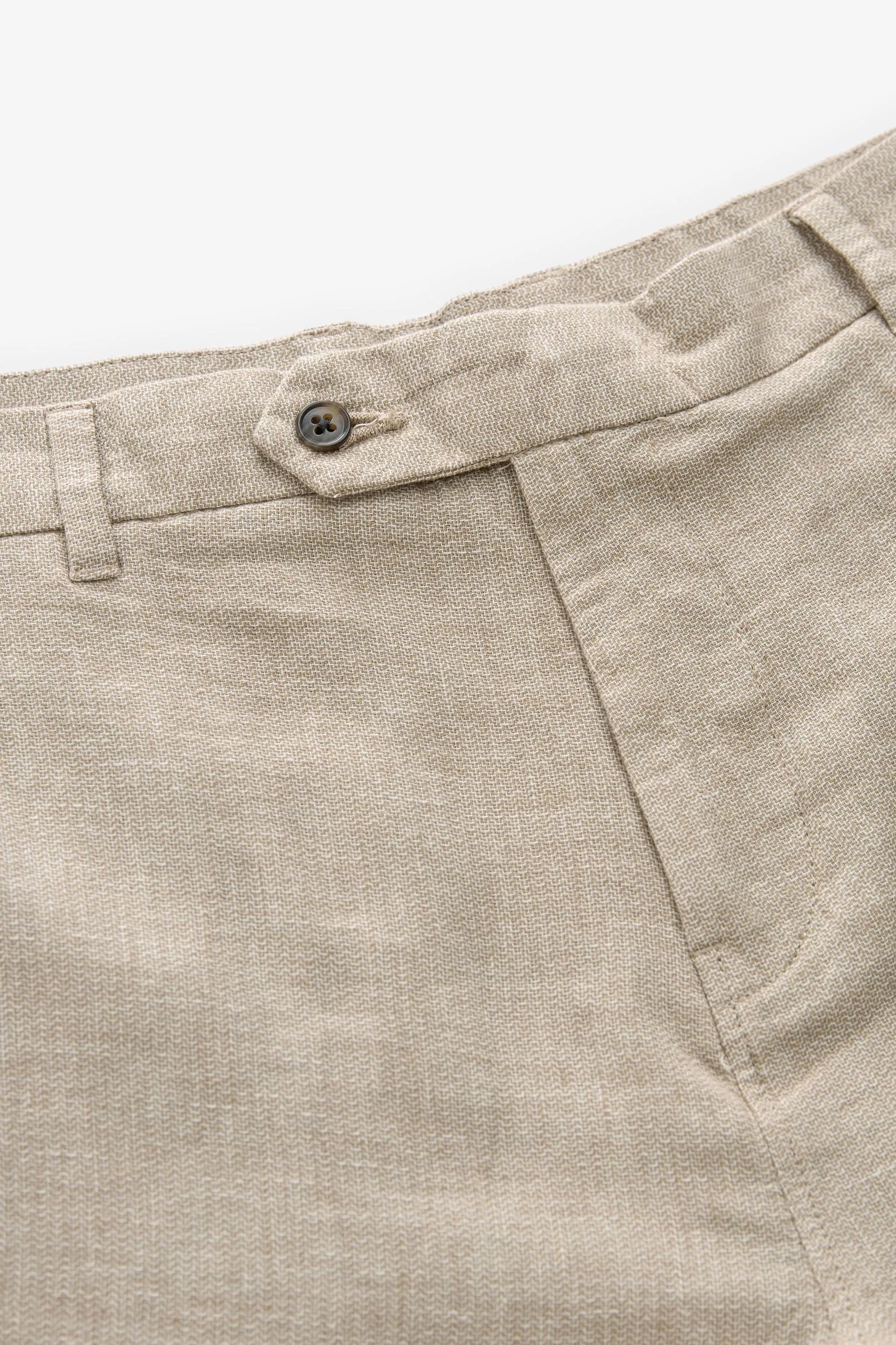 Blend Pantaloni in lino testurizzato