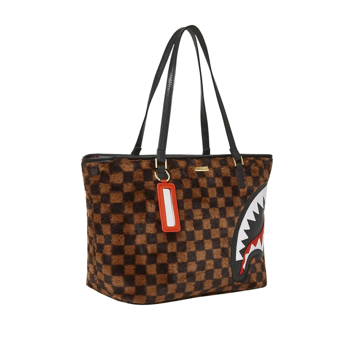 Borsa Sprayground Fur Sharks In Paris Marrone Multicolor