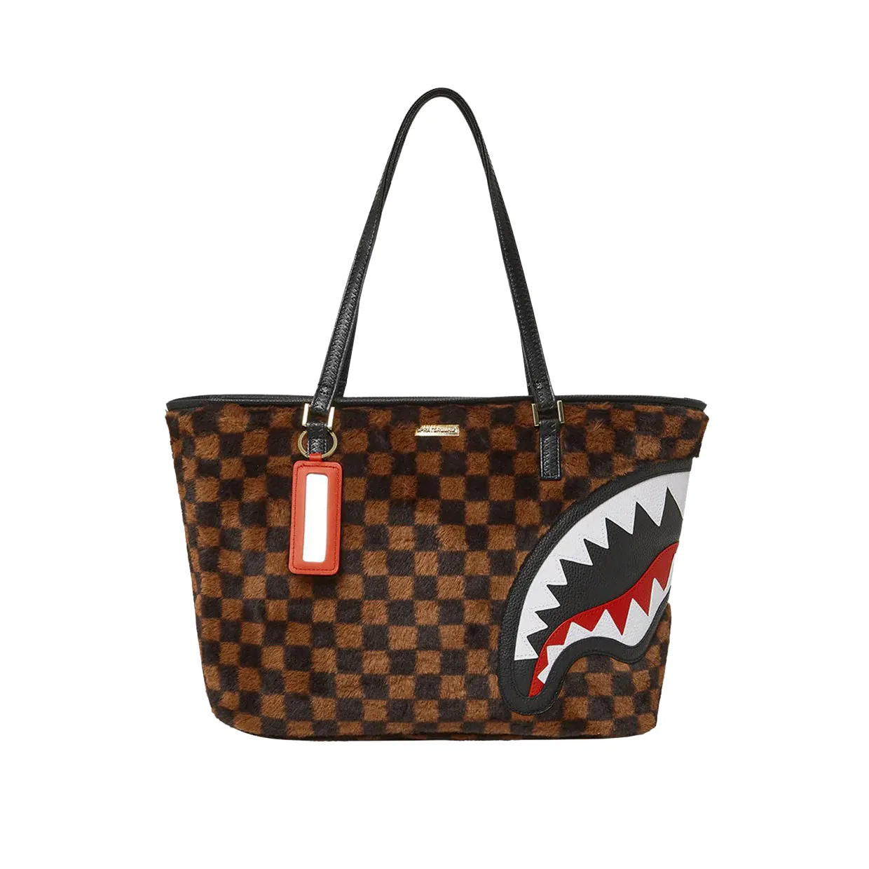 Borsa Sprayground Fur Sharks In Paris Marrone Multicolor