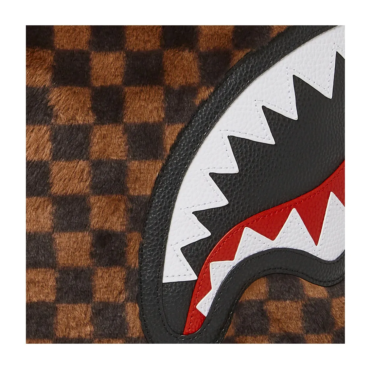 Borsa Sprayground Fur Sharks In Paris Marrone Multicolor