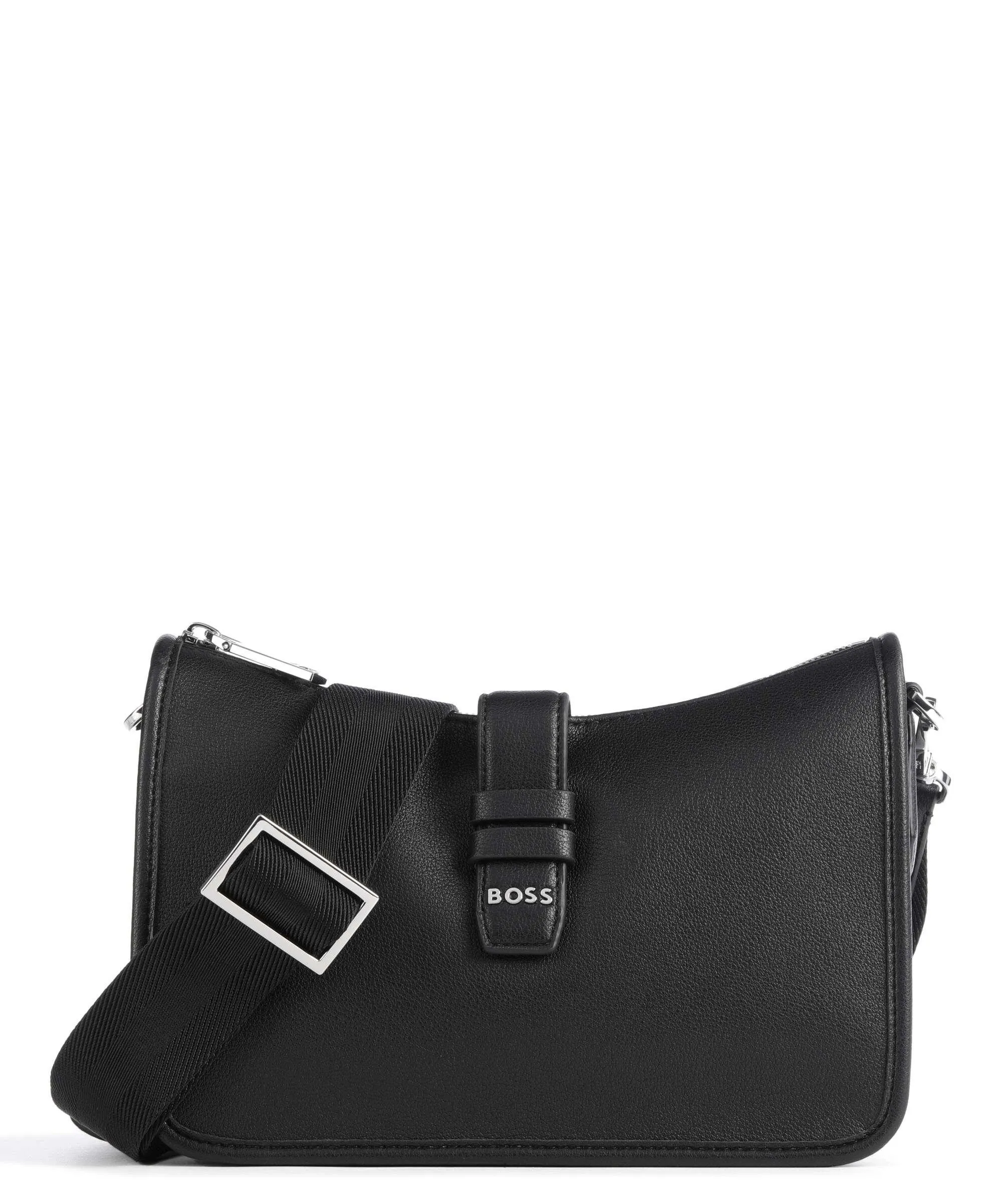  BOSS Maddie Borsa a tracolla pelle sintetica nero  
