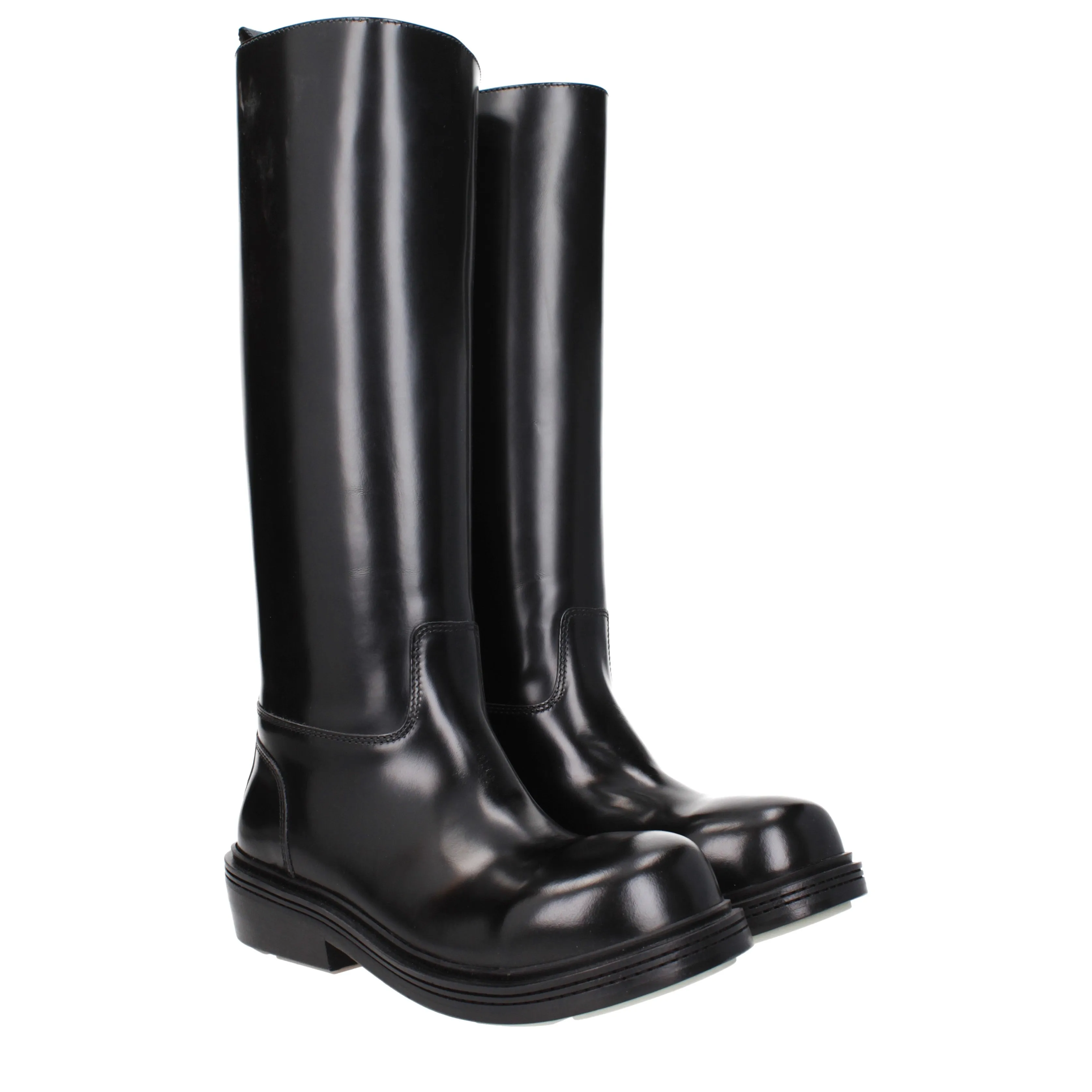 Bottega Veneta Stivali Donna Pelle Nero