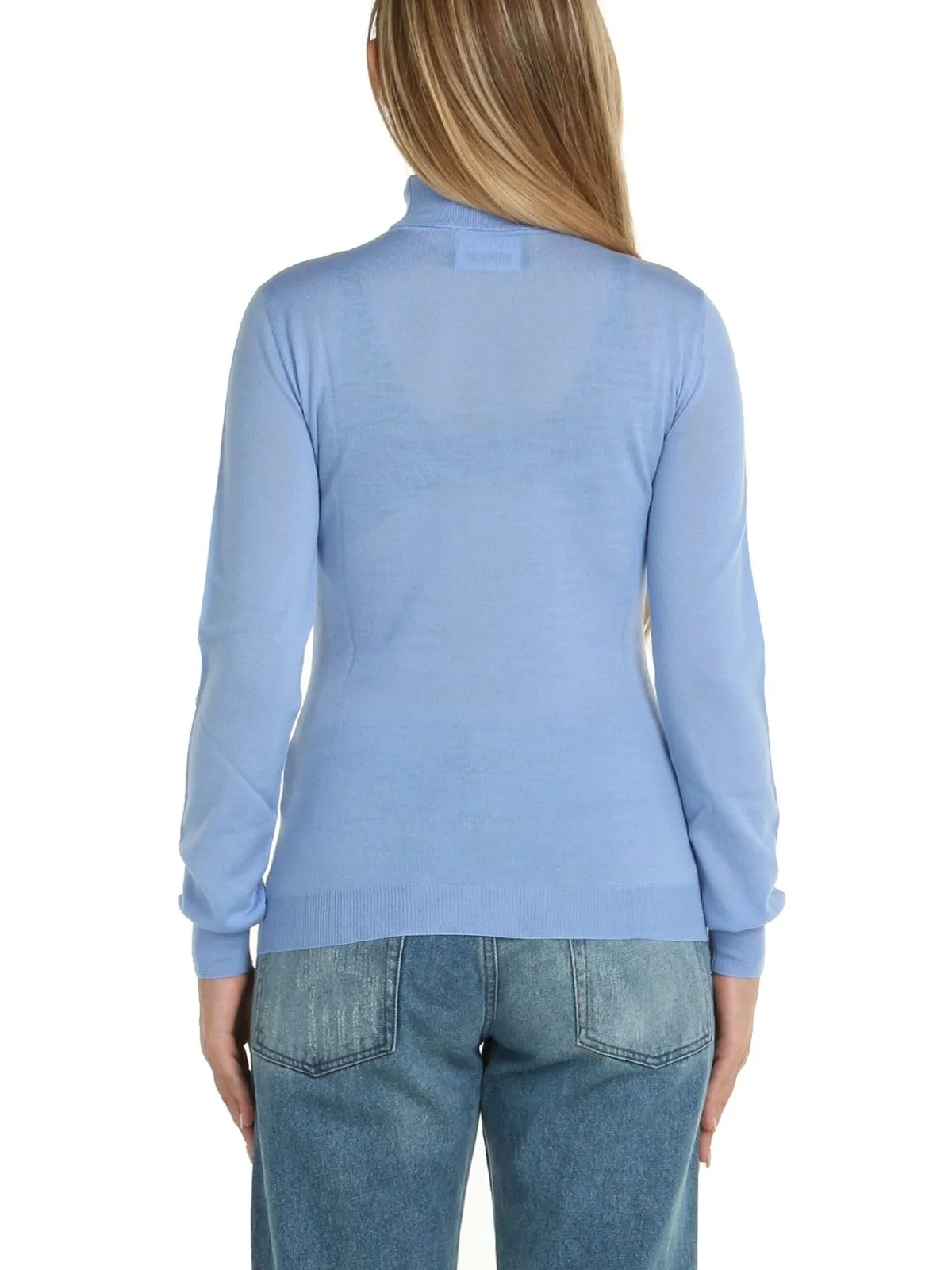 BOUTIQUE MOSCHINO   MAGLIA A COLLO ALTO CON PATCH