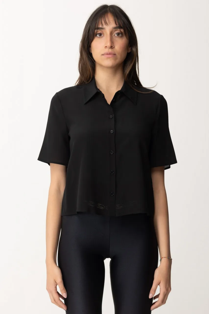 Camicia corta Nero