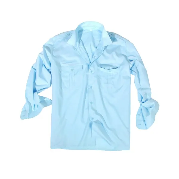 Camicia da divisa SECURITY m/lunga Azzurro