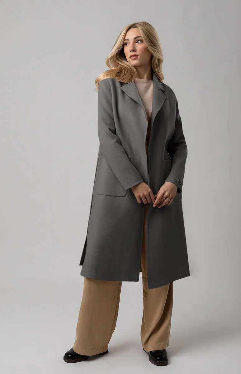 Cappotto con cintura
