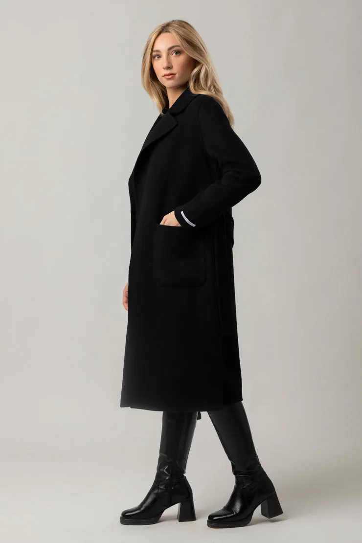 Cappotto con cintura