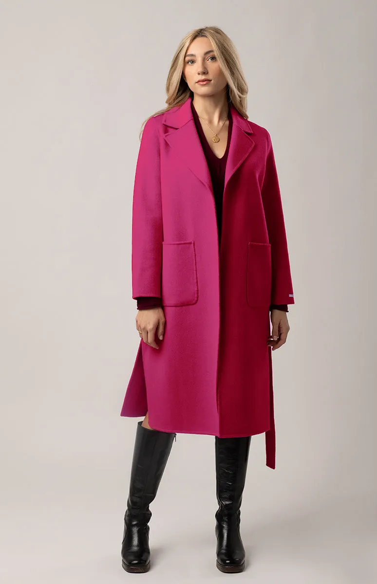 Cappotto con cintura