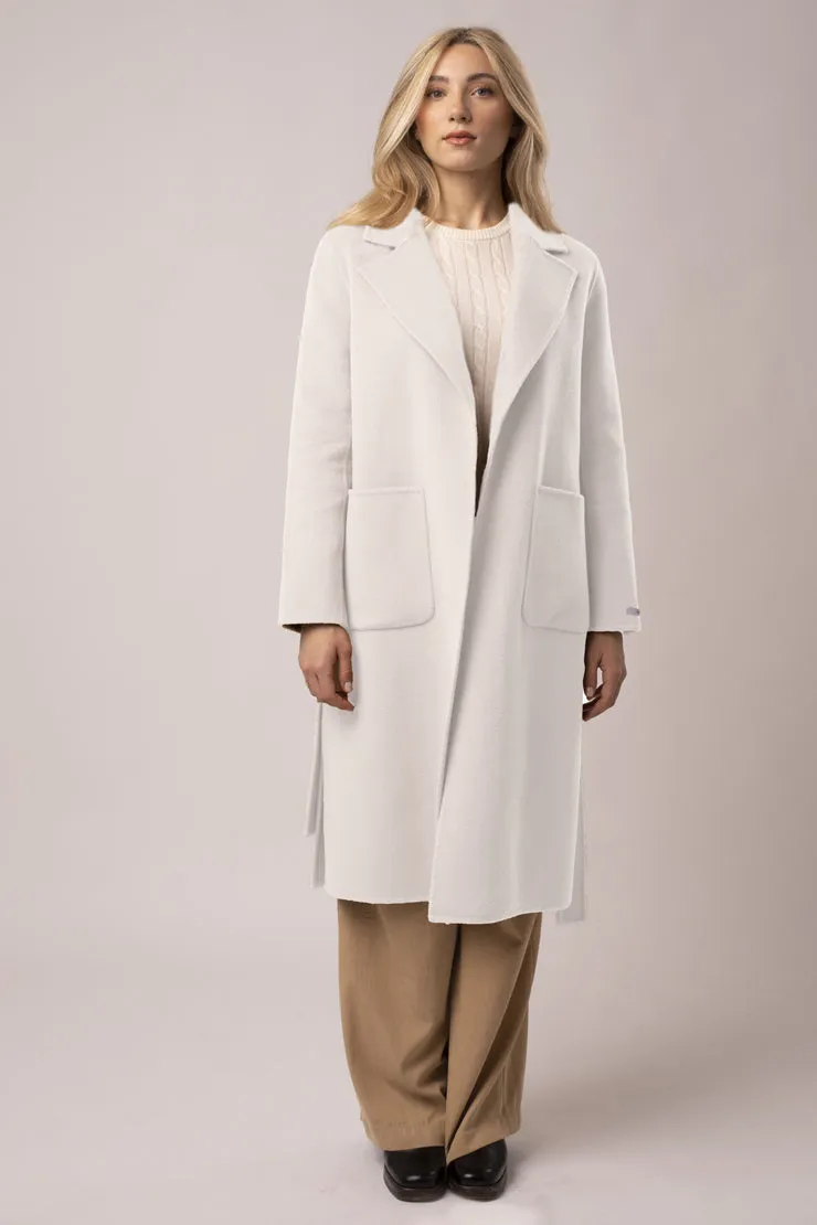 Cappotto con cintura