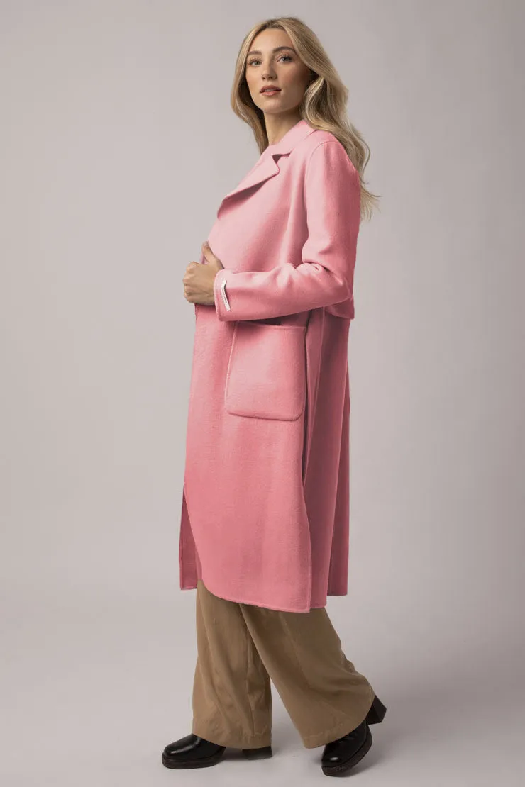 Cappotto con cintura