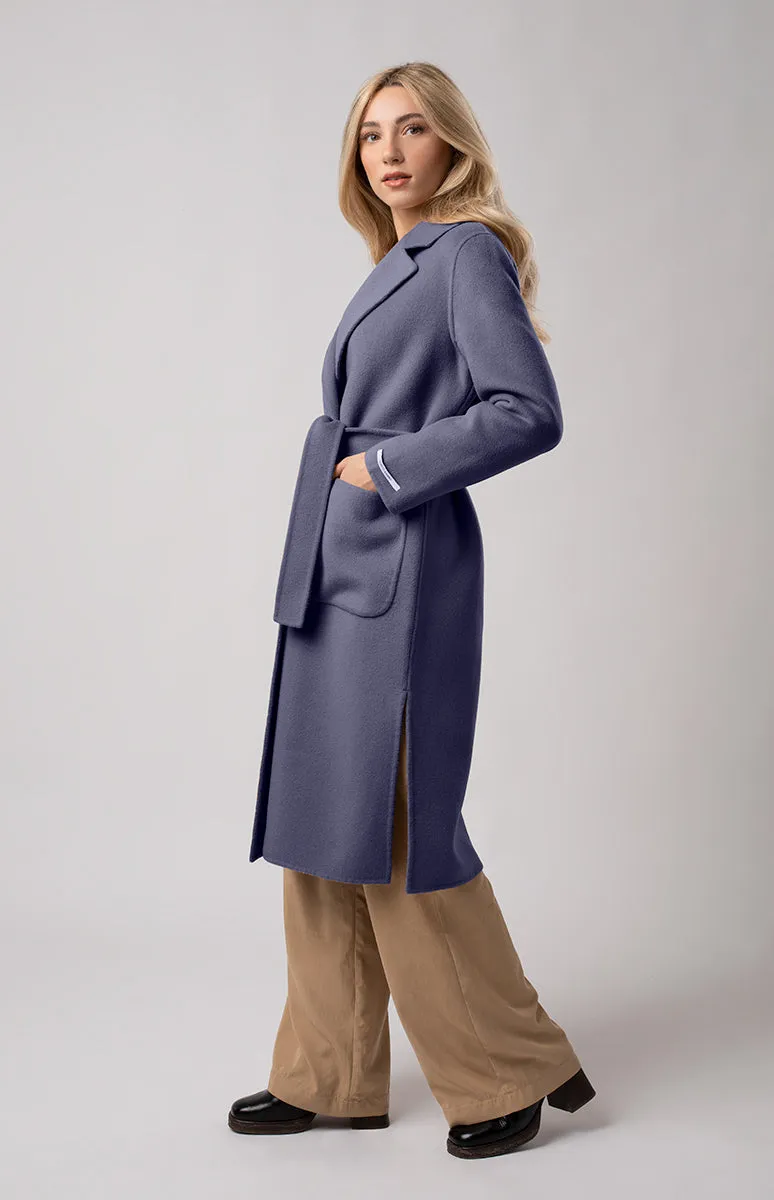 Cappotto con cintura