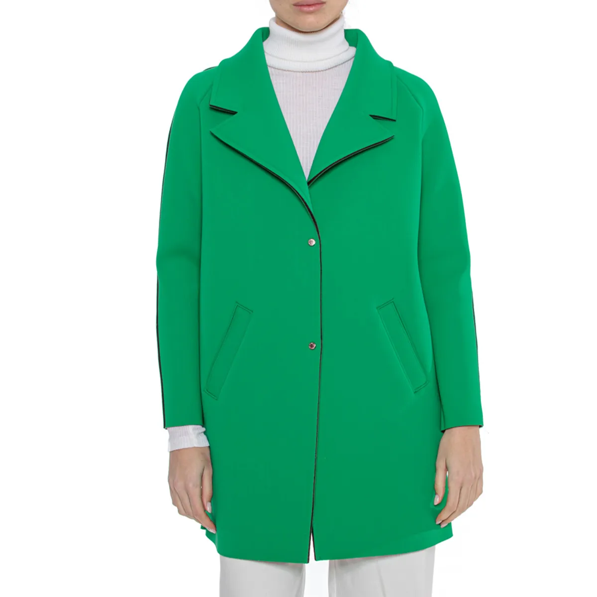   Cappotto Donna in tekno fabric LA FILLE DES FLEURS THERONTF15