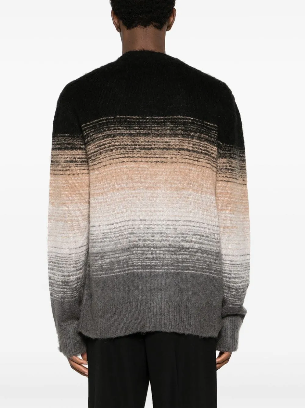 Cardigan con scollo a v multicolore - uomo