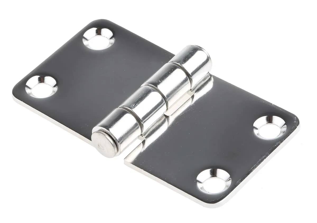 Cerniera di testa Cerniera di testa RS PRO, in Acciaio inox, 68mm x 37mm x 2mm, Oscillazione libera