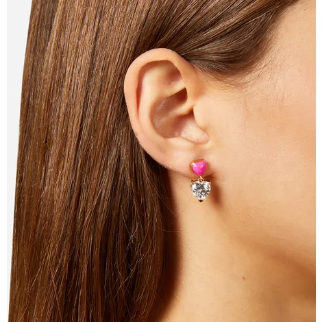 CHIARA FERRAGNI BRAND Orecchini Chiara Ferragni Brand Cuoricino Neon