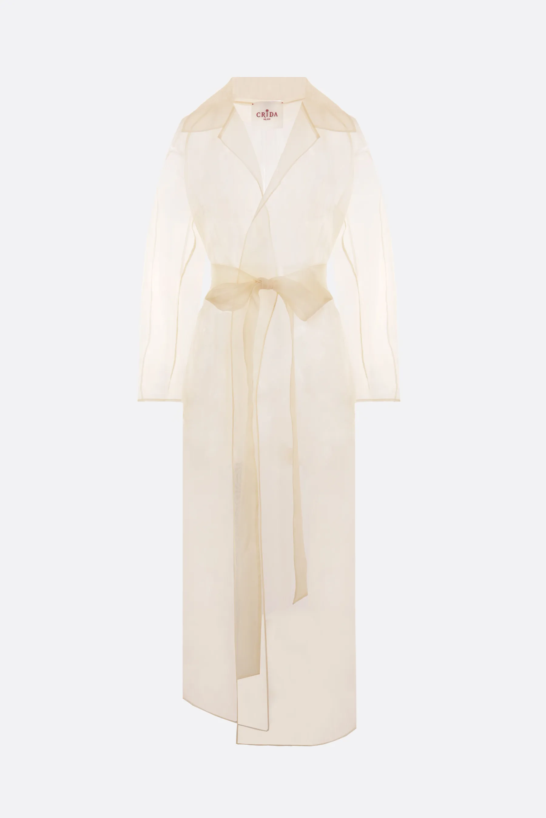 CRIDA soprabito oversize Benjamin in organza
