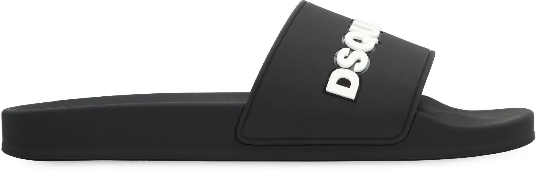 Dsquared2 Slides in gomma con logo