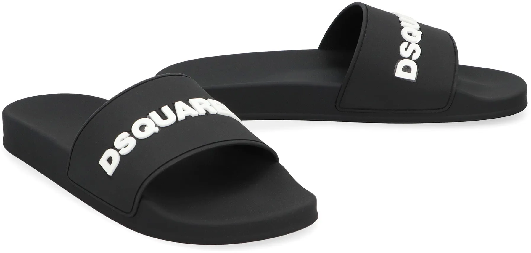 Dsquared2 Slides in gomma con logo