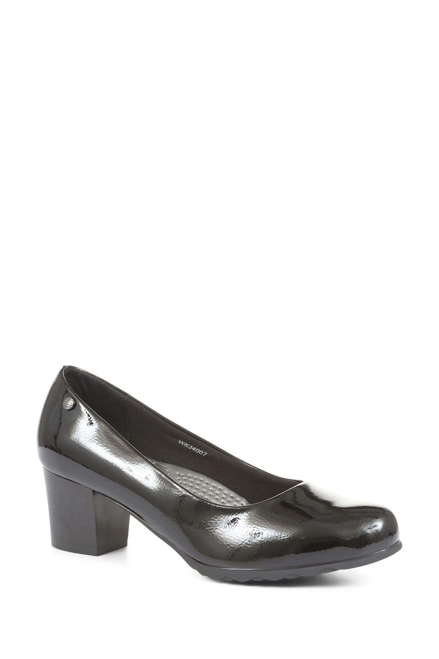 Décolleté Nero pavé con tacco Scarpe