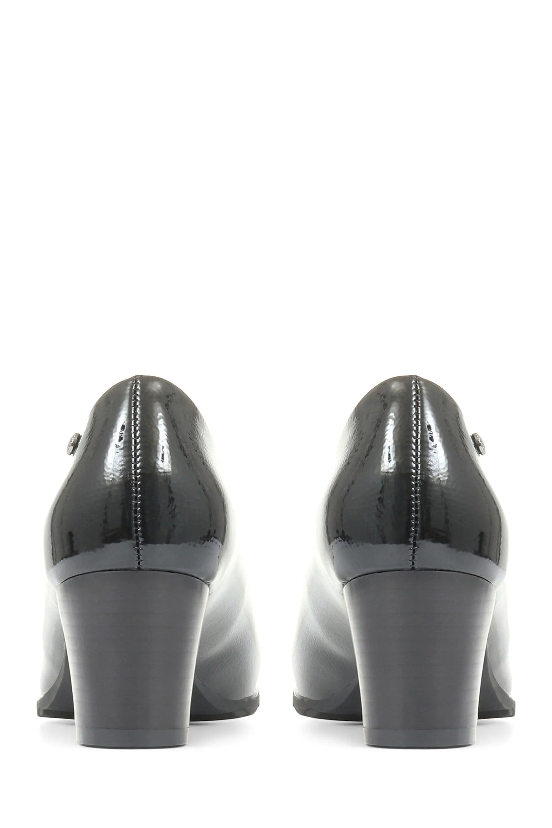 Décolleté Nero pavé con tacco Scarpe