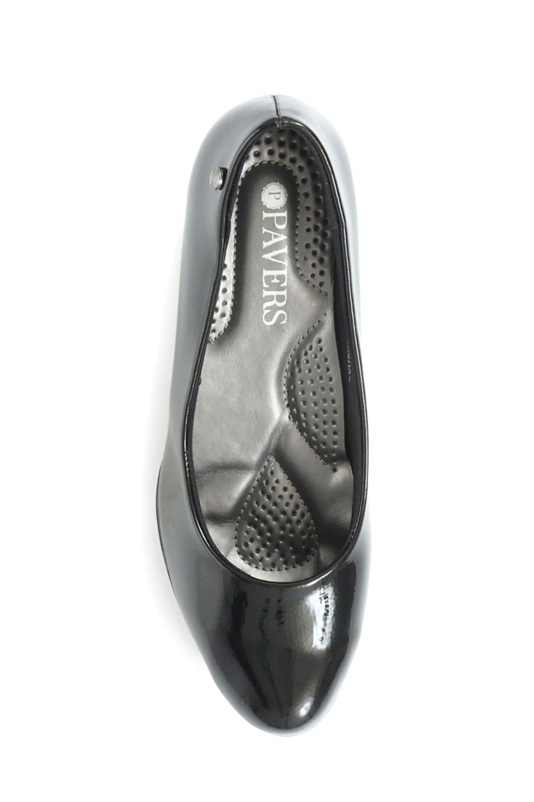 Décolleté Nero pavé con tacco Scarpe