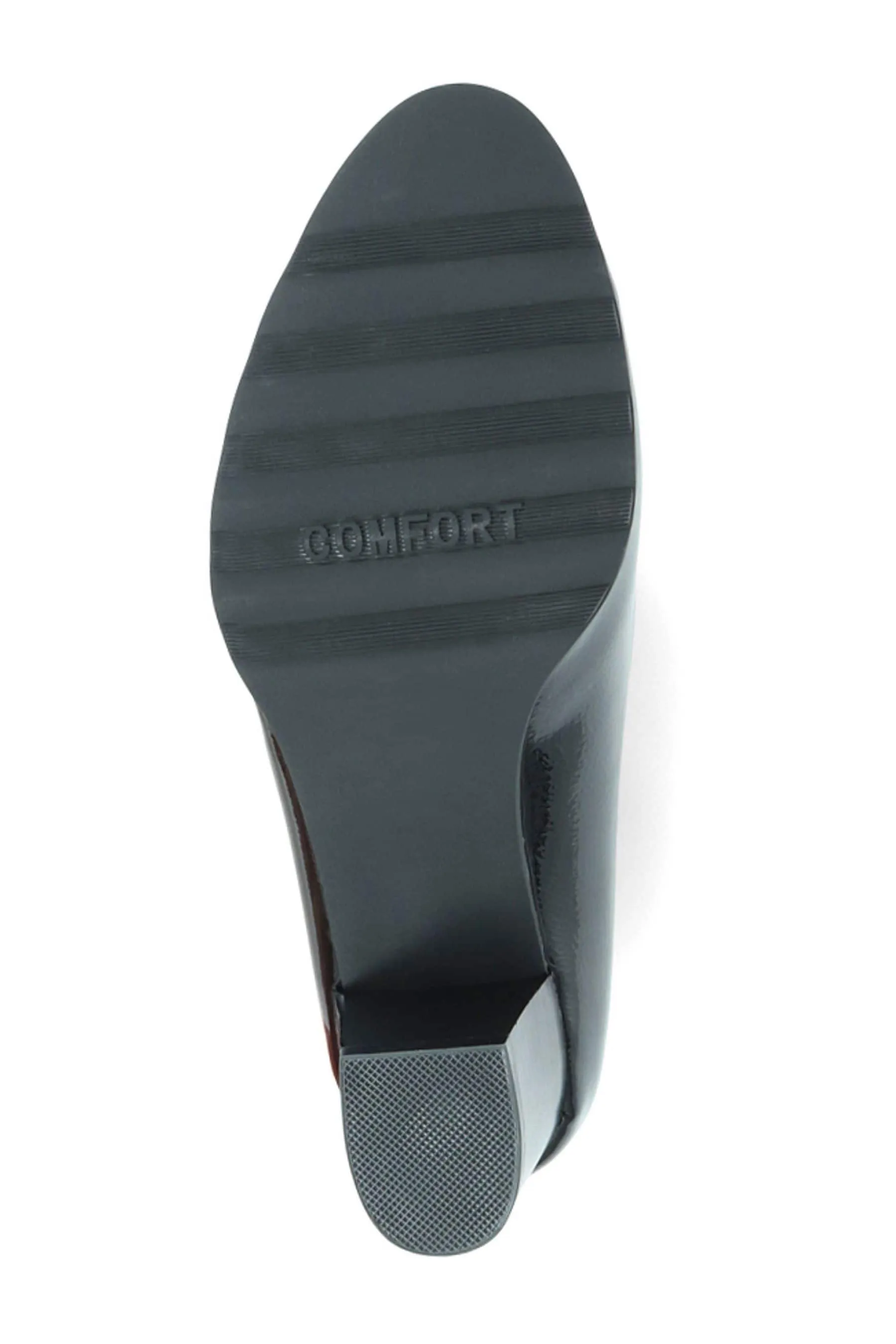 Décolleté Nero pavé con tacco Scarpe