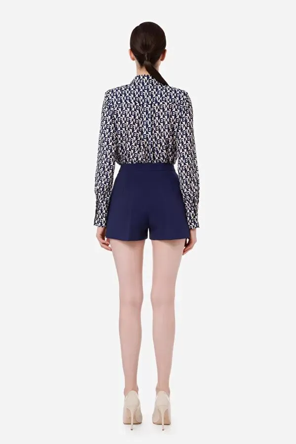 ELISABETTA FRANCHI Camicia a uomo con stampa rombi