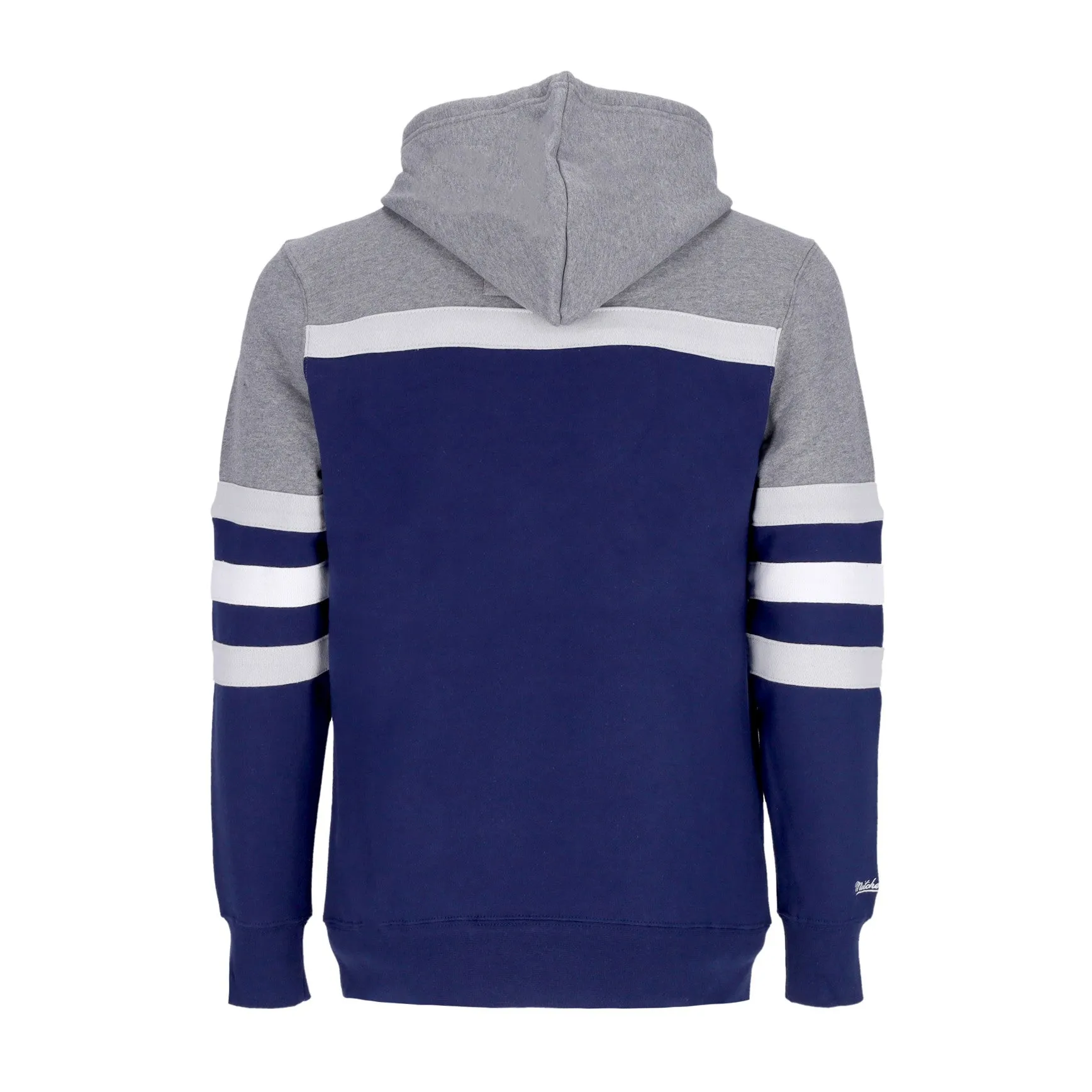 Felpa Cappuccio Uomo Ncaa Headcoach Hoodie Geohoy Navy